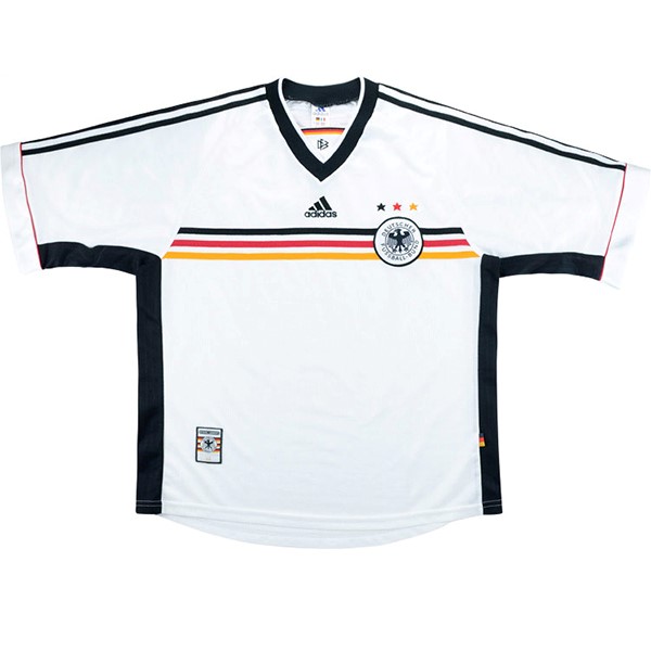 Camiseta Alemania 1ª Retro 1998 Blanco